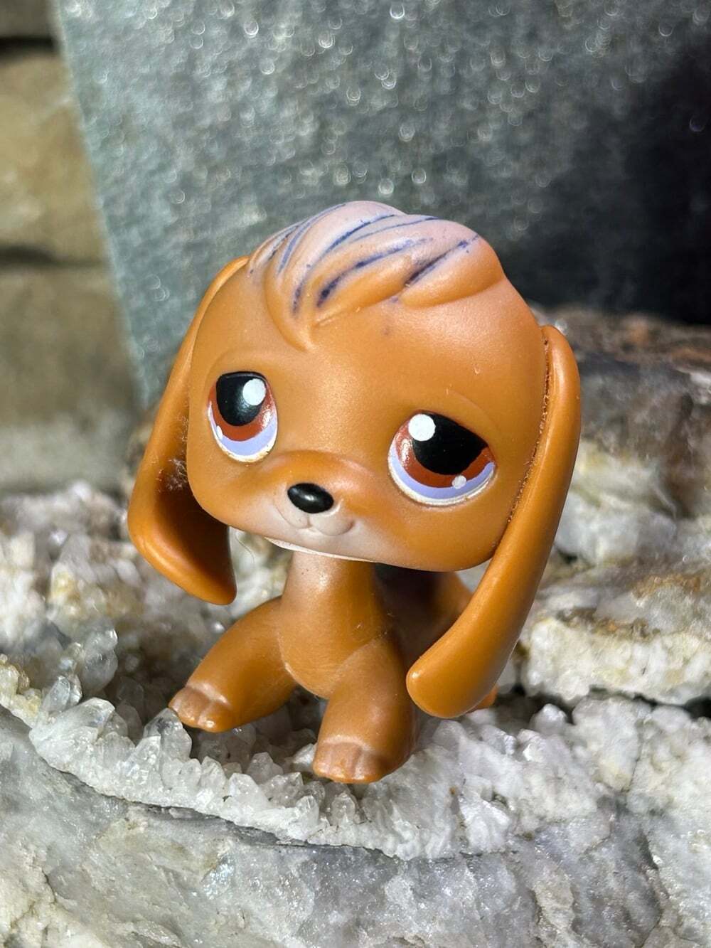 LPS Littlest Pet Shop LPS #16 Brown Beagle Rare Authentic Retired READ !